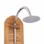 Ducha de jardín madera maciza de teca 70x75x204 cm de , Accesorios para piscinas y spa - Ref: Foro24-44667, Precio: 250,28 €,...