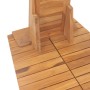 Ducha de jardín madera maciza de teca 70x75x204 cm de , Accesorios para piscinas y spa - Ref: Foro24-44667, Precio: 250,28 €,...
