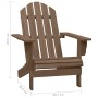 Silla con otomana y mesa jardín Adirondack abeto macizo marrón de , Conjuntos de jardín - Ref: Foro24-315921, Precio: 85,37 €...