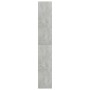 Estantería de 5 niveles contrachapada gris hormigón 80x30x189cm de , Librerías y estanterías - Ref: Foro24-801030, Precio: 96...