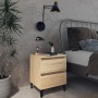 Mesita de noche madera contrachapada roble Sonoma 40x35x50 cm de , Mesitas de noche - Ref: Foro24-805875, Precio: 59,71 €, De...