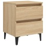 Mesita de noche madera contrachapada roble Sonoma 40x35x50 cm de , Mesitas de noche - Ref: Foro24-805875, Precio: 59,71 €, De...