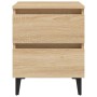 Mesita de noche madera contrachapada roble Sonoma 40x35x50 cm de , Mesitas de noche - Ref: Foro24-805875, Precio: 59,71 €, De...