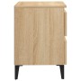 Mesita de noche madera contrachapada roble Sonoma 40x35x50 cm de , Mesitas de noche - Ref: Foro24-805875, Precio: 59,71 €, De...