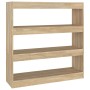Estantería/divisor espacios color roble Sonoma 100x30x103 cm de , Librerías y estanterías - Ref: Foro24-811748, Precio: 66,01...