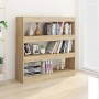 Estantería/divisor espacios color roble Sonoma 100x30x103 cm de , Librerías y estanterías - Ref: Foro24-811748, Precio: 66,01...