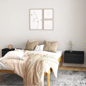 Comprar Armarios de pared 2 uds madera maciza