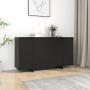 Aparador de madera contrachapada negro 135x41x75 cm de vidaXL, Aparadores - Ref: Foro24-809594, Precio: 165,55 €, Descuento: %