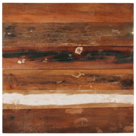 Tablero mesa cuadrada madera reciclada maciza 70x70 cm 25-27 mm | Foro24.es | Tu tienda online para hogar, jardín y más Foro24.es