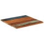 Tablero mesa cuadrada madera reciclada maciza 70x70 cm 25-27 mm | Foro24.es | Tu tienda online para hogar, jardín y más Foro24.es