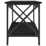 Mesa auxiliar de madera contrachapada negro 55x38x45 cm de , Mesas de centro - Ref: Foro24-823327, Precio: 35,43 €, Descuento...
