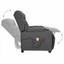 Sillón de masaje elevable tela gris oscuro | Foro24.es | Tu tienda online para hogar, jardín y más Foro24.es