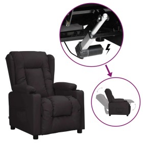 Sillón elevable cuero sintético negro de , Sillones - Ref: Foro24-3093443, Precio: 276,39 €, Descuento: %
