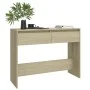 Mesa consola madera de ingeniería roble Sonoma 100x35x76,5 cm de vidaXL, Mesas auxiliares - Ref: Foro24-809839, Precio: 61,38...