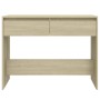Mesa consola madera de ingeniería roble Sonoma 100x35x76,5 cm de vidaXL, Mesas auxiliares - Ref: Foro24-809839, Precio: 62,18...