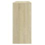 Mesa consola madera de ingeniería roble Sonoma 100x35x76,5 cm de vidaXL, Mesas auxiliares - Ref: Foro24-809839, Precio: 62,18...