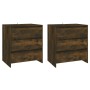Aparador de 3 piezas madera manufacturada color roble ahumado de , Aparadores - Ref: Foro24-3098070, Precio: 243,15 €, Descue...