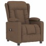Sillón reclinable eléctrico de tela marrón de , Sillones - Ref: Foro24-3098781, Precio: 256,35 €, Descuento: %