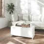 Mesa de centro madera contrachapada blanco 90x50x41,5 cm de vidaXL, Mesas de centro - Ref: Foro24-809818, Precio: 51,93 €, De...