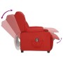 Sillón reclinable eléctrico de cuero sintético rojo tinto de , Sillones - Ref: Foro24-3098807, Precio: 260,71 €, Descuento: %