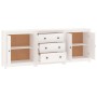 Aparador de madera maciza de pino blanco 210x35x80 cm de , Aparadores - Ref: Foro24-3114070, Precio: 317,54 €, Descuento: %