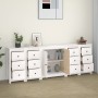 Aparador de madera maciza de pino blanco 230 x 35 x 80 cm de , Aparadores - Ref: Foro24-3114085, Precio: 392,75 €, Descuento:...