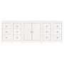 Aparador de madera maciza de pino blanco 230 x 35 x 80 cm de , Aparadores - Ref: Foro24-3114085, Precio: 392,75 €, Descuento:...