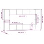 Set de muebles para TV 8 piezas madera contrachapada blanco de , Muebles TV - Ref: Foro24-3114286, Precio: 335,92 €, Descuent...