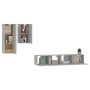 Set de muebles de TV 4 pzas madera contrachapada gris hormigón de , Muebles TV - Ref: Foro24-3114625, Precio: 157,94 €, Descu...