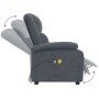 Sillón de masaje eléctrico terciopelo gris oscuro de , Sillones de masaje eléctricos - Ref: Foro24-3098405, Precio: 264,01 €,...