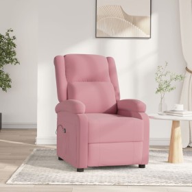 Sillón reclinable eléctrico de terciopelo rosa de , Sillones - Ref: Foro24-3098397, Precio: 218,14 €, Descuento: %