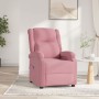 Sillón reclinable eléctrico de terciopelo rosa de , Sillones - Ref: Foro24-3098397, Precio: 218,14 €, Descuento: %