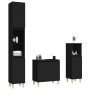 Juego de muebles de baño 3 pzas madera contrachapada negro de , Muebles de baño - Ref: Foro24-3185582, Precio: 182,71 €, Desc...