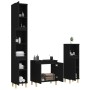 Juego de muebles de baño 3 pzas madera contrachapada negro de , Muebles de baño - Ref: Foro24-3185582, Precio: 182,71 €, Desc...