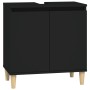 Juego de muebles de baño 3 pzas madera contrachapada negro de , Muebles de baño - Ref: Foro24-3185582, Precio: 182,71 €, Desc...