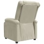Sillón reclinable terciopelo blanco crema de , Sillones - Ref: Foro24-342408, Precio: 184,26 €, Descuento: -5%%