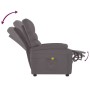 Sillón de masaje de cuero sintético gris de , Sillones de masaje eléctricos - Ref: Foro24-289692, Precio: 240,31 €, Descuento: %
