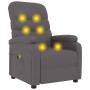 Sillón de masaje de cuero sintético gris de , Sillones de masaje eléctricos - Ref: Foro24-289692, Precio: 240,31 €, Descuento: %