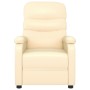 Sillón de masaje de cuero sintético crema de , Sillones de masaje eléctricos - Ref: Foro24-289690, Precio: 197,81 €, Descuent...