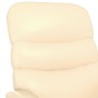 Sillón de masaje de cuero sintético crema de , Sillones de masaje eléctricos - Ref: Foro24-289690, Precio: 197,81 €, Descuent...