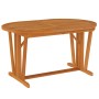 Mesa de jardín madera maciza de eucalipto 200x100x75 cm de vidaXL, Mesas de jardín - Ref: Foro24-316072, Precio: 256,00 €, De...