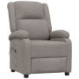 Sillón reclinable eléctrico tela gris taupé de , Sillones - Ref: Foro24-3098360, Precio: 258,18 €, Descuento: -5%%