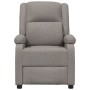 Sillón reclinable eléctrico tela gris taupé de , Sillones - Ref: Foro24-3098360, Precio: 258,18 €, Descuento: -5%%
