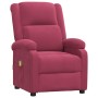 Sillón de masaje de terciopelo rojo tinto | Foro24.es | Tu tienda online para hogar, jardín y más Foro24.es
