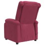 Sillón de masaje de terciopelo rojo tinto | Foro24.es | Tu tienda online para hogar, jardín y más Foro24.es