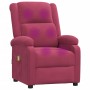 Sillón de masaje de terciopelo rojo tinto | Foro24.es | Tu tienda online para hogar, jardín y más Foro24.es