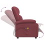 Sillón de masaje eléctrico tela rojo tinto de , Sillones de masaje eléctricos - Ref: Foro24-3098362, Precio: 276,33 €, Descue...