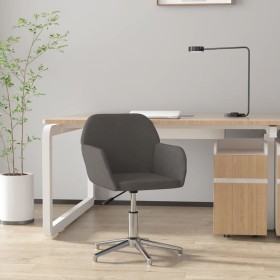 Silla de oficina giratoria tela gris oscuro de , Sillas de oficina - Ref: Foro24-344713, Precio: 91,52 €, Descuento: %