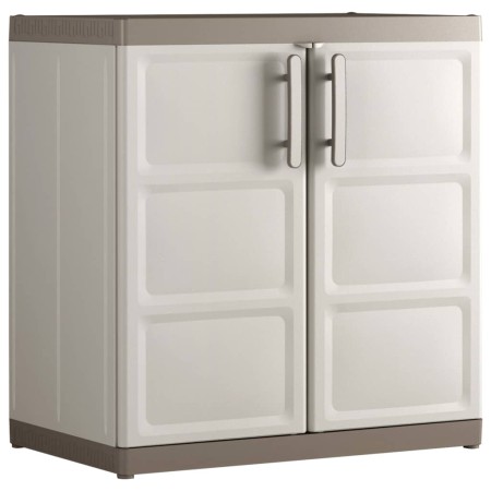 Keter Armario bajo almacenaje Excellence XL beige y taupe 93 cm de , Taquillas y armarios de almacenamiento - Ref: Foro24-466...