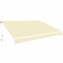 Toldo plegable de operación manual 600 cm color crema en Toldos | Comprar online en Foru.es
